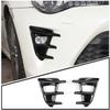 Für Toyota 86 GT86 2016-2020 Autoaufkleber Frontstoßstange Seitenbelüftung Spoiler Canard Abdeckungen Karbonfaser-Look Glänzendes Schwarz Zubehör