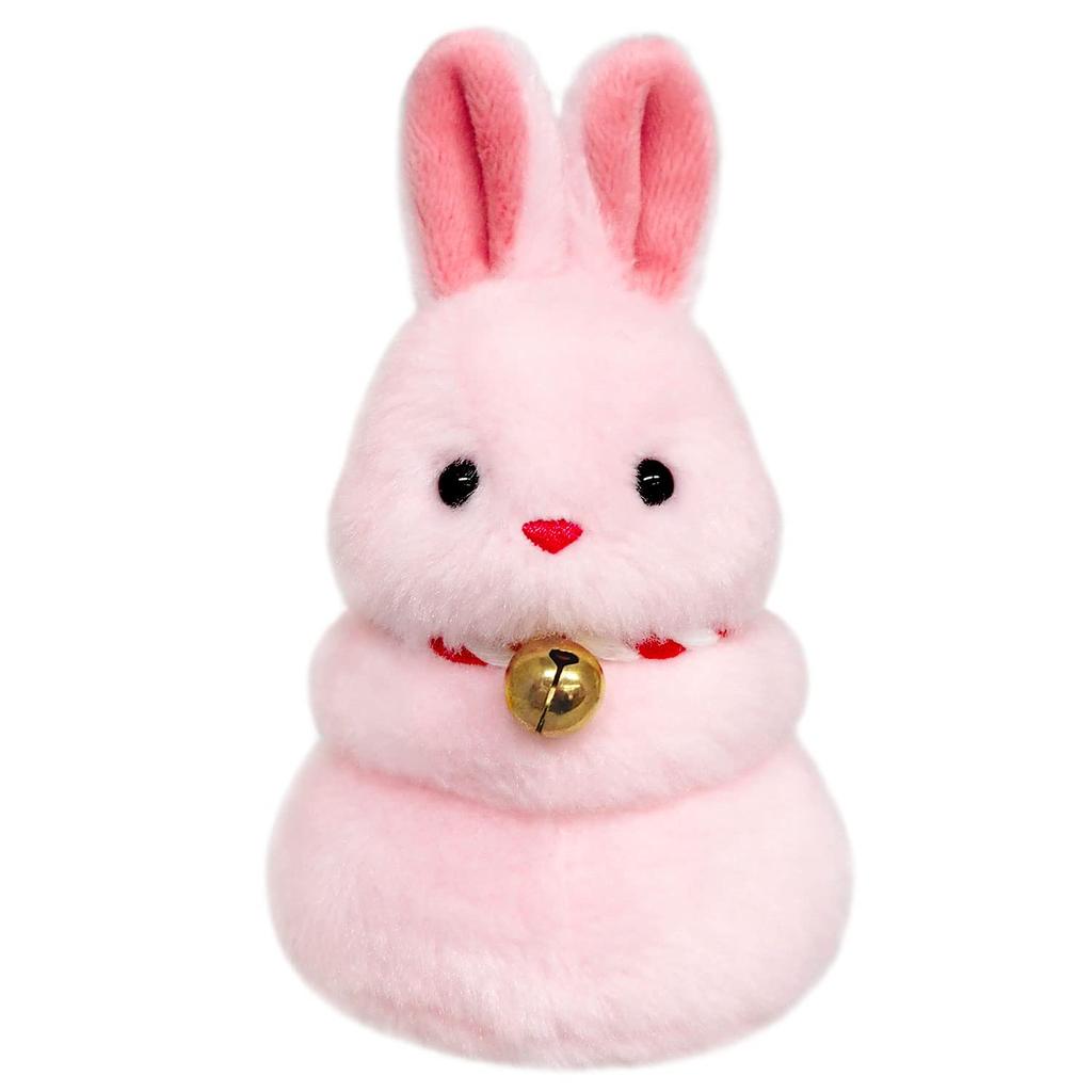 Sanei Boeki 2023 Zodiac Plush Toy Usamochi (Red) Plush Toy Height 9cm