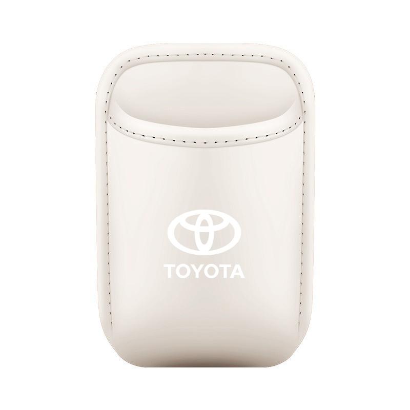 

Car Door Water Cup Holder Back Seat Drink Rack Leather Storage Box For Toyota Corolla Avalon Supra Yaris Prado Prius Rav4 Camry