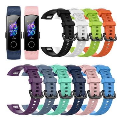 Soft Bracelet Replacement Wrist Strap Watch Band Silicone for Honor Band 5 4