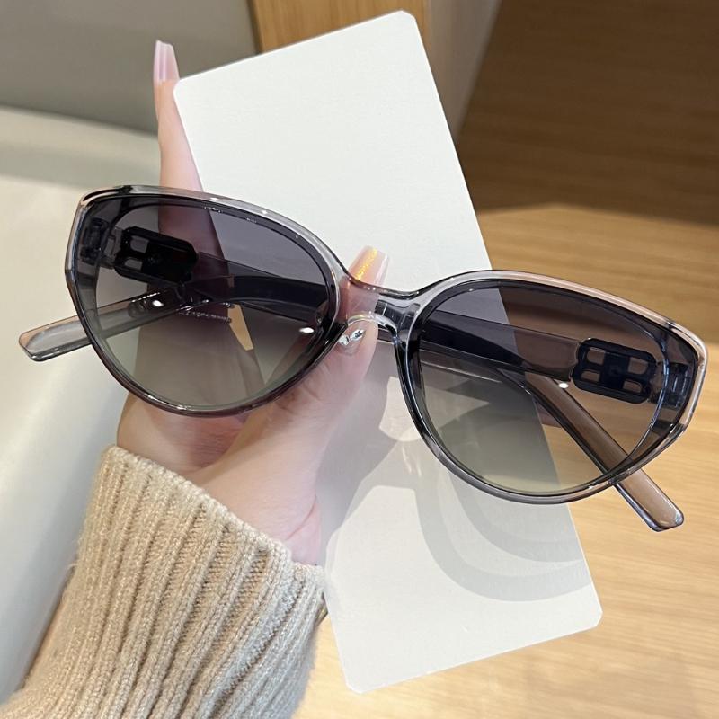 New Over Size Korean Round Sunglasses for Men and Women Fashion Trendy UV Resistant Outdoor Sunscreen Sunshade Glasses