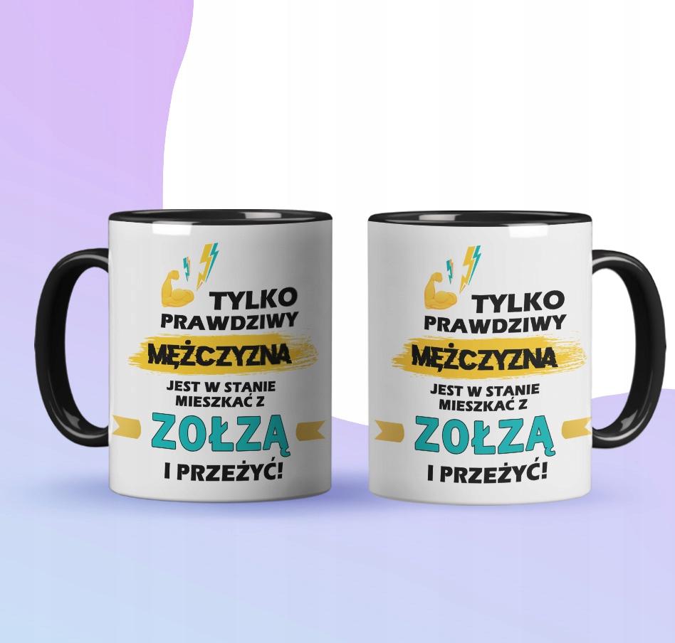 Prezent Dla Chłopaka Męża Faceta Kubek Urodziny Walentynk Przetrwać Z Zołzą