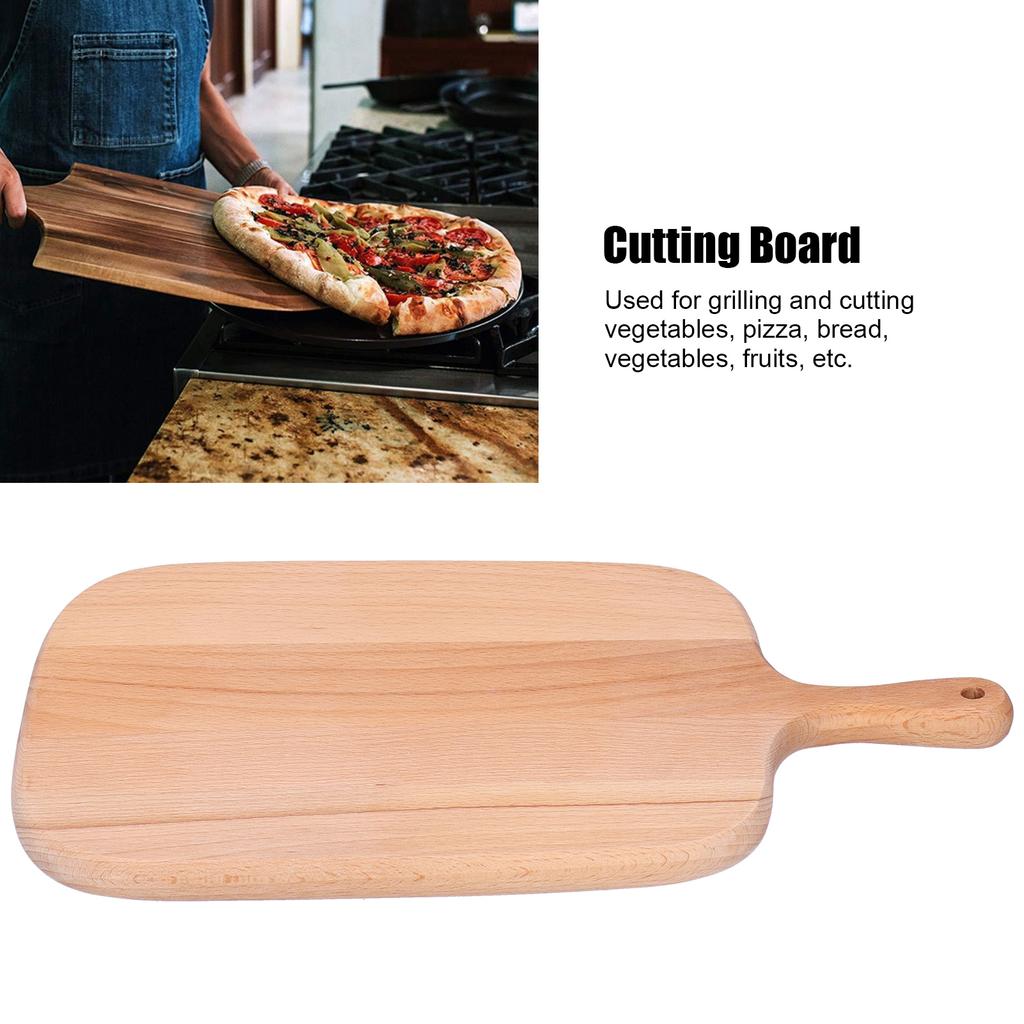 Beech Cutting Board Barbecue Pizza Bread Vegetable Fruit Wooden Chopping Board