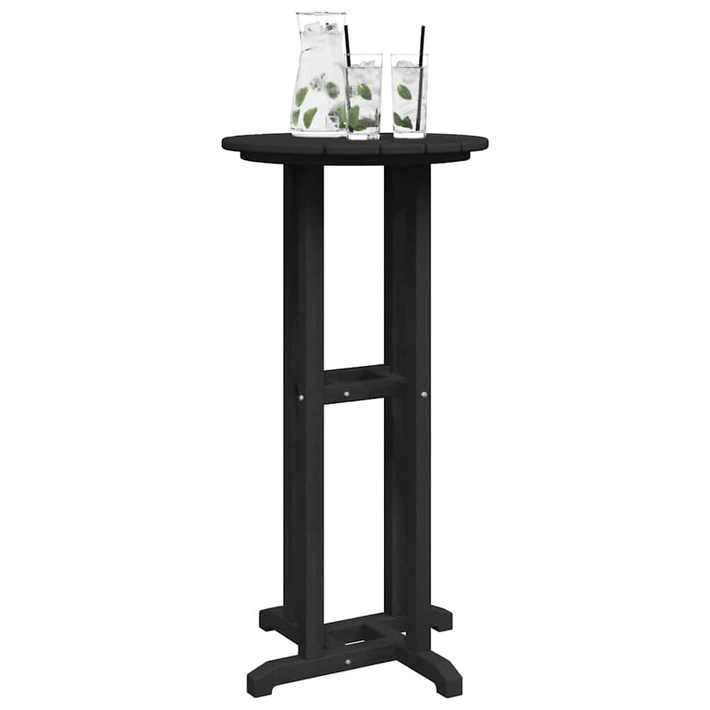 Bartisch Schwarz 55 x 55 x 107 cm Polyethylene