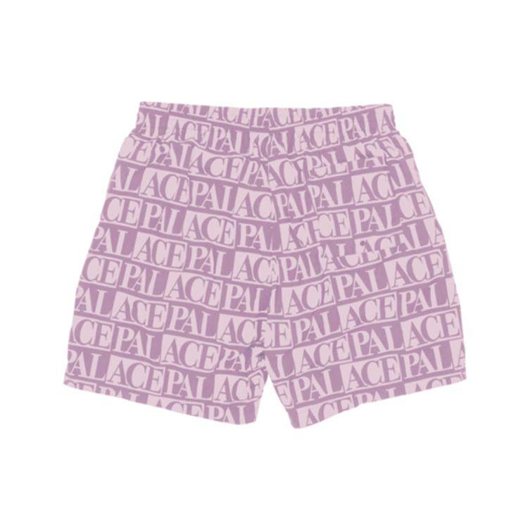 Palace Domino Print Swim Shorts Lilac Unisex Swimwear Purple P22ST154
