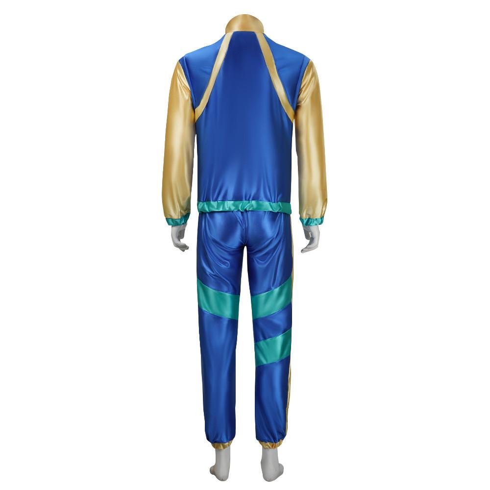 Game Themed Disco Costume For Couples 70s Retro Hipster Stage Wear