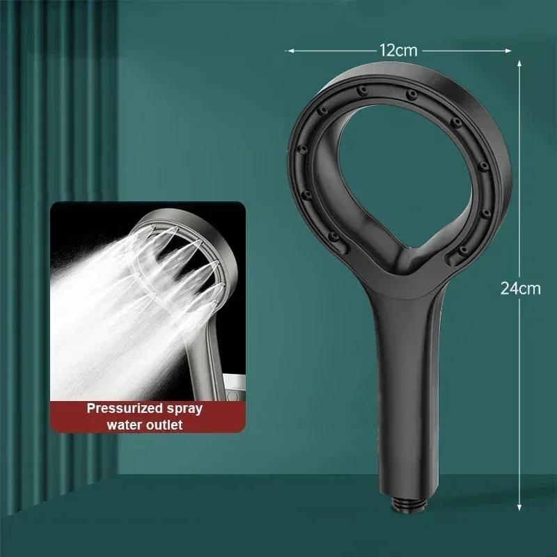 

Bathroom Shower Head Pressurized Hand-held Shower Head Large Panel Pressurized Shower Accessories Bathing Tool