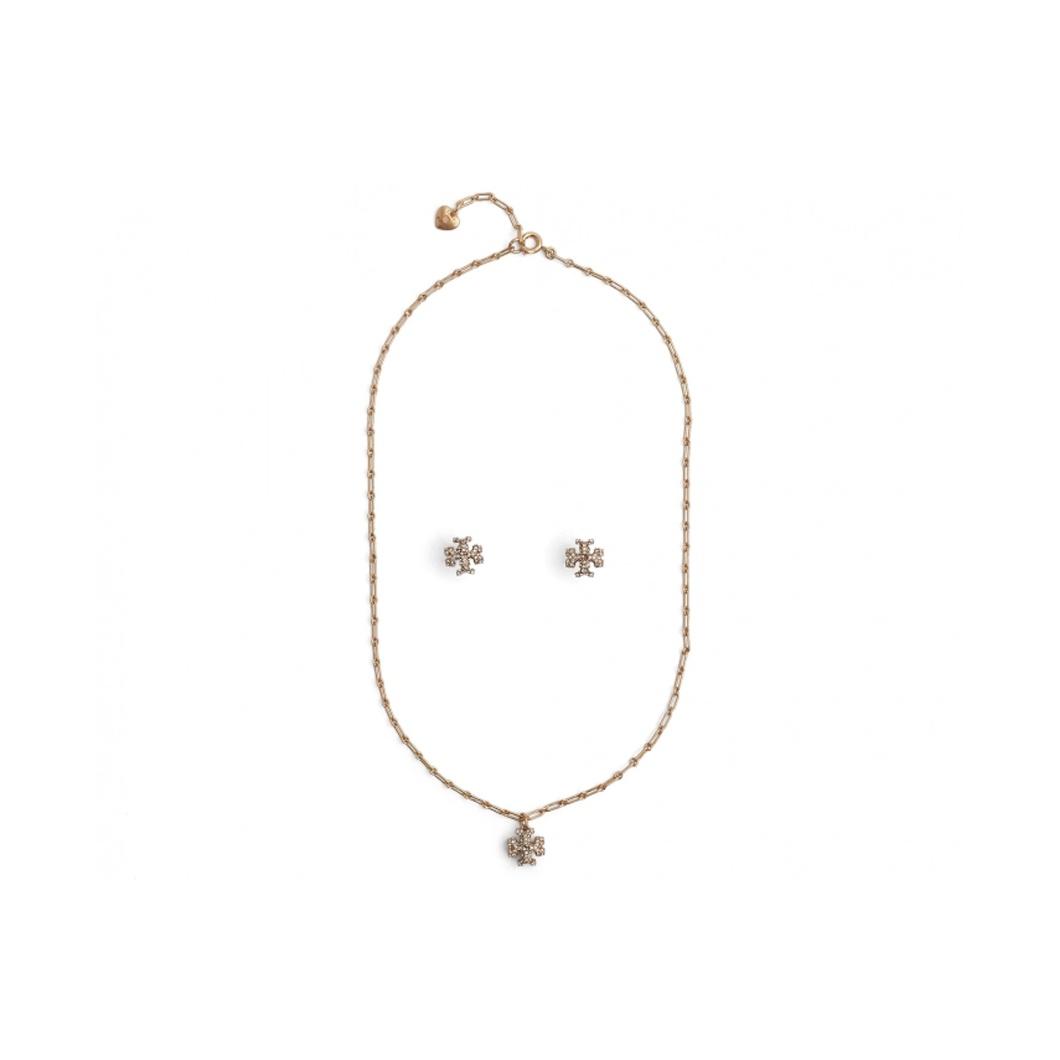 

Tory Burch Necklace And Earring Set Women Jewelry Gold 85643-701 Gold,F