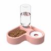 Feeding Dispenser Automatic Water Bowl Feeder Dual-use Corner Pet Food Dish  Drinking And Feeding