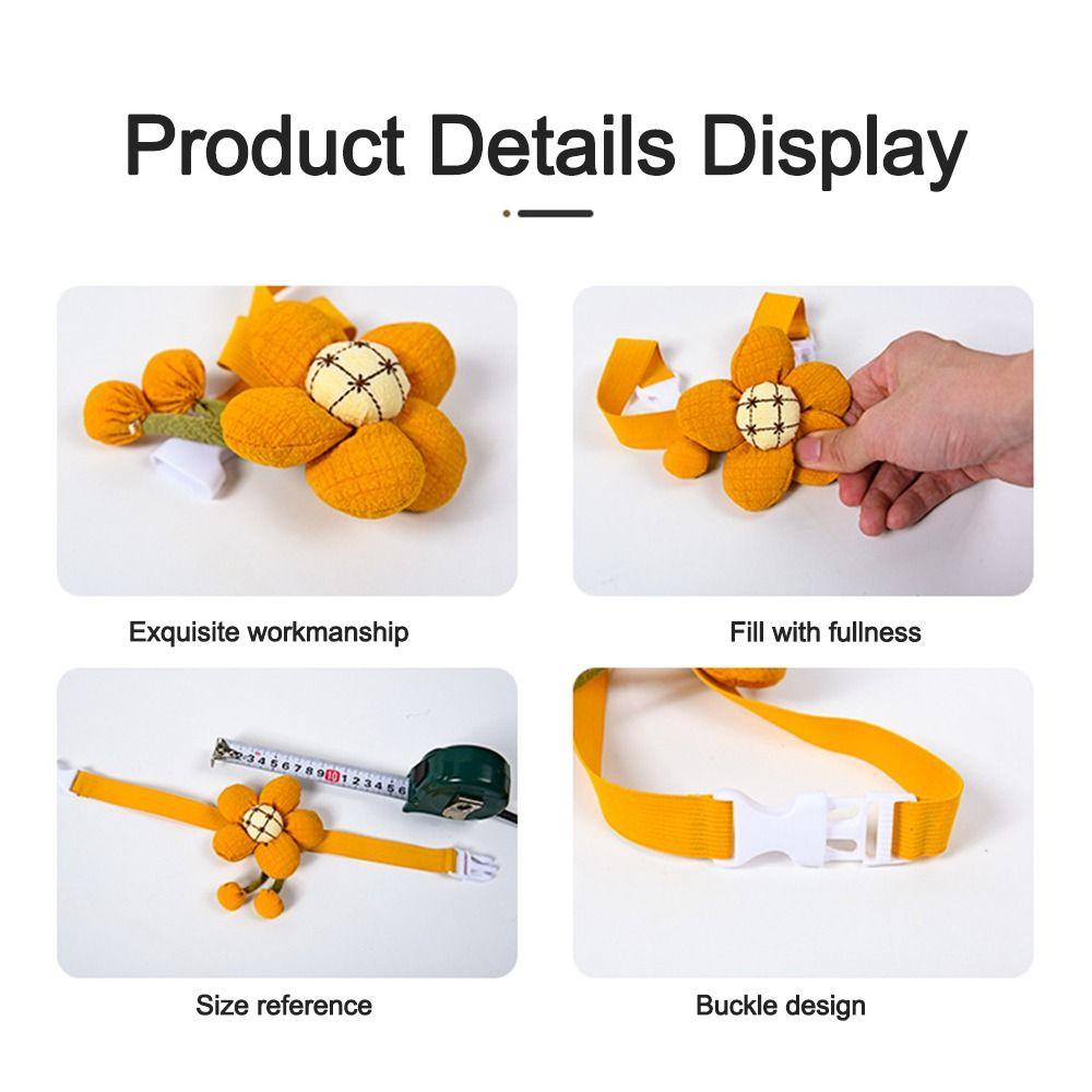 Elastic Band Curtain Buckle Cartoon Curtain Rope Flower Shape Curtain Tieback  Kids Room Home Decor