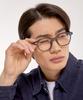 Eseubika Bert2-C02 Blue Light Horn-Rimmed Glasses