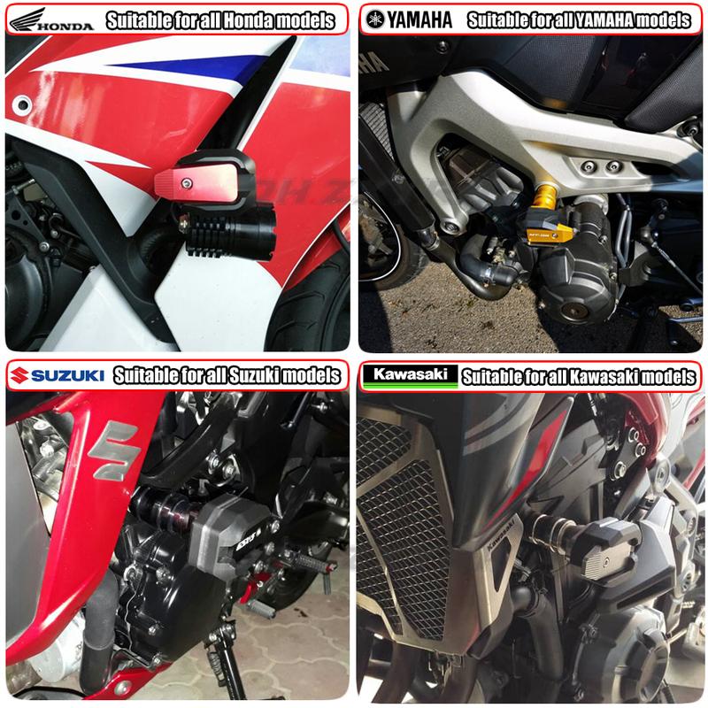 For HONDA CB1000R CB 1000R CB1000 R 2008-2018 Motorcycle Falling Protection Frame Slider Fairing Guard Anti Crash Pad Protector