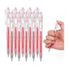 PATIKIL Conjunto de Canetas Gel 0,5 mm com 10 Cores Rosa Claro Tinta Gel Ponta Média Rollerball para Escrever Diário Anotações Material de Escritório | AGPH5603C22