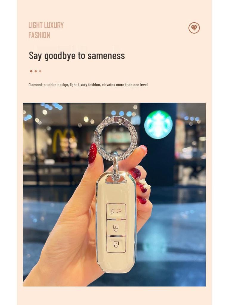 Compatible Key Case for Baojun Models: 510, 730, 530, Kiwi, 560, E100, E200, RS3, 360.