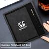 A5 Notebook+Signature Pen Gift Box Set Customized Gift Box For Honda Fit Jazz GK5 Civic Type-R CRV Pilot Accord HRV Accessories LV4