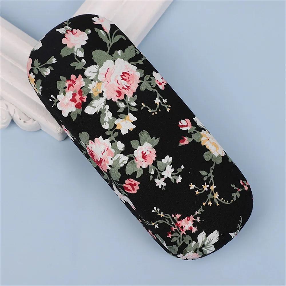 

EOENKK Retro Floral Sunglasses CasePrinted Cloth Reading Glasse Box Hard Eyewear Protector Women Optical Glasses Storage Case