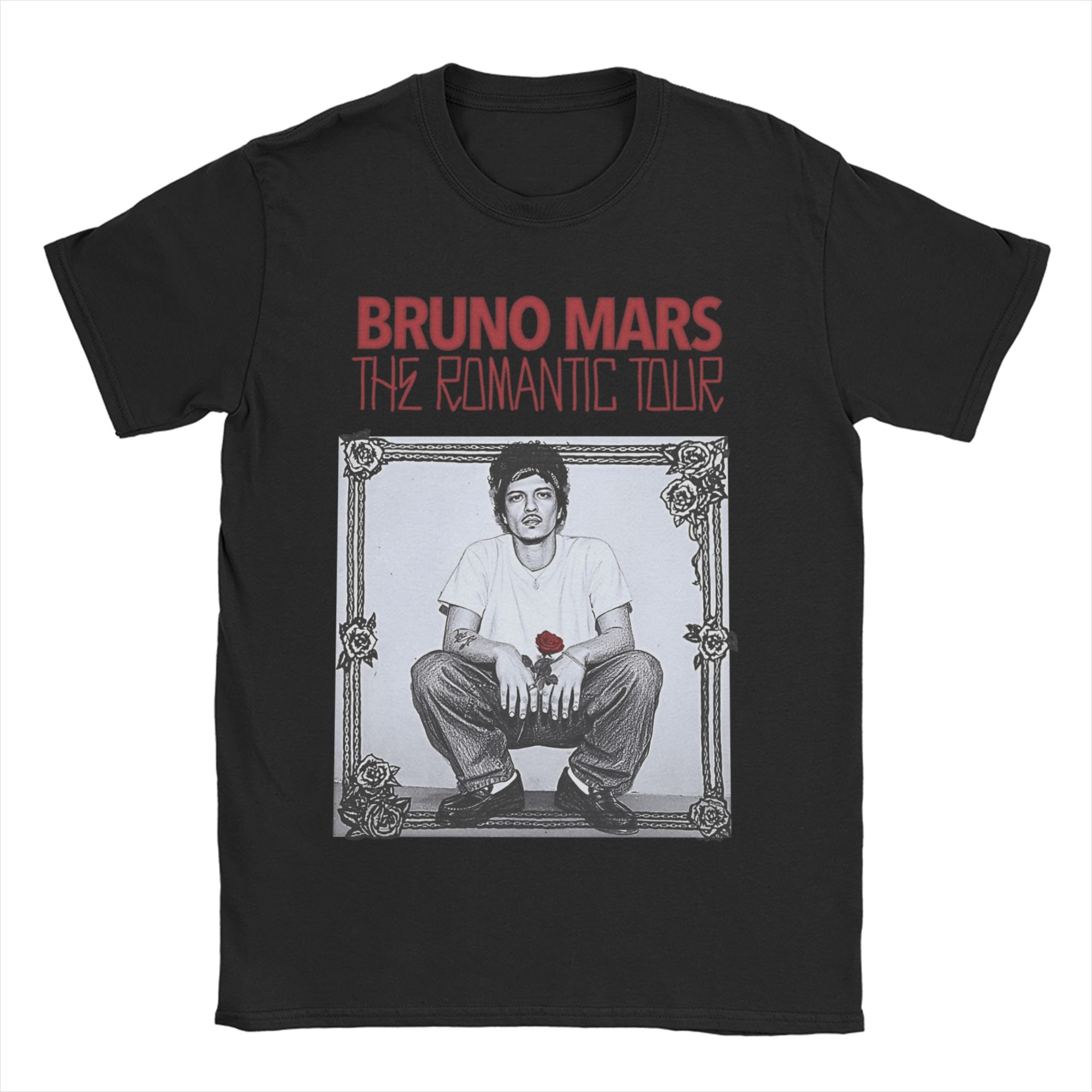 

Bruno Mars I Just Might Retro RoUnisextic Portrait TShirts Unisex Women Pure Cotton T Shirt Short Sleeve Tee Shirt Summer Clothing S