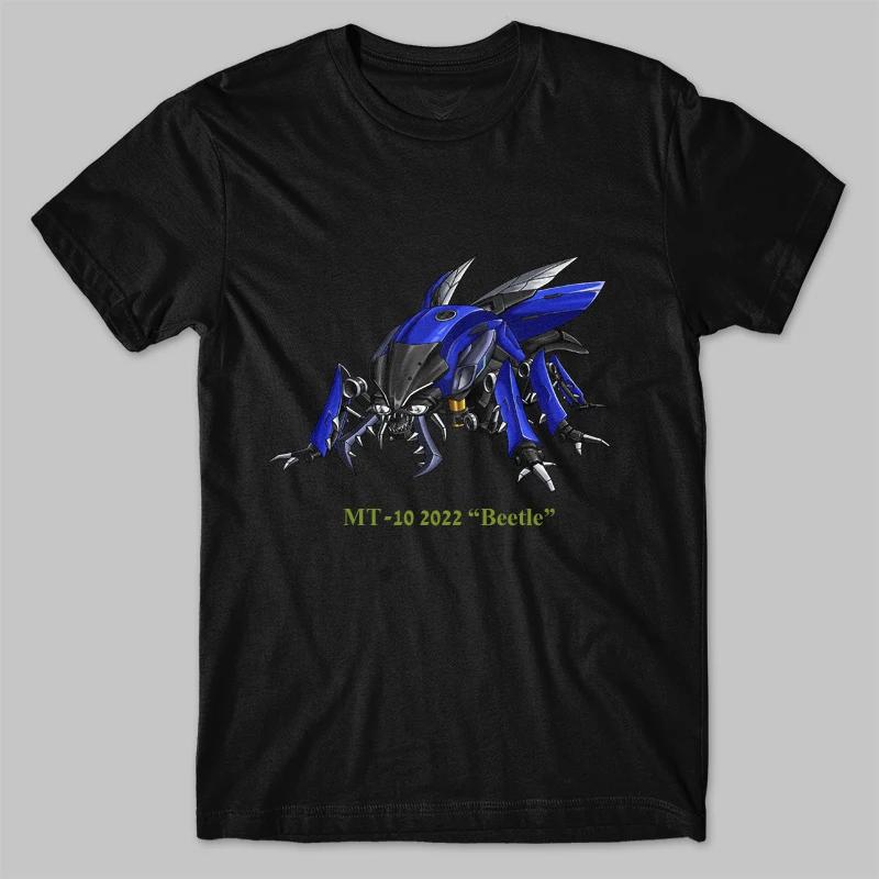 Classic Motorcycle MT-10 2022 Inspired Beetle Transfiguration T-Shirt 100% Cotton O-Neck Short Sleeve Summer Casual Mens T-shirt