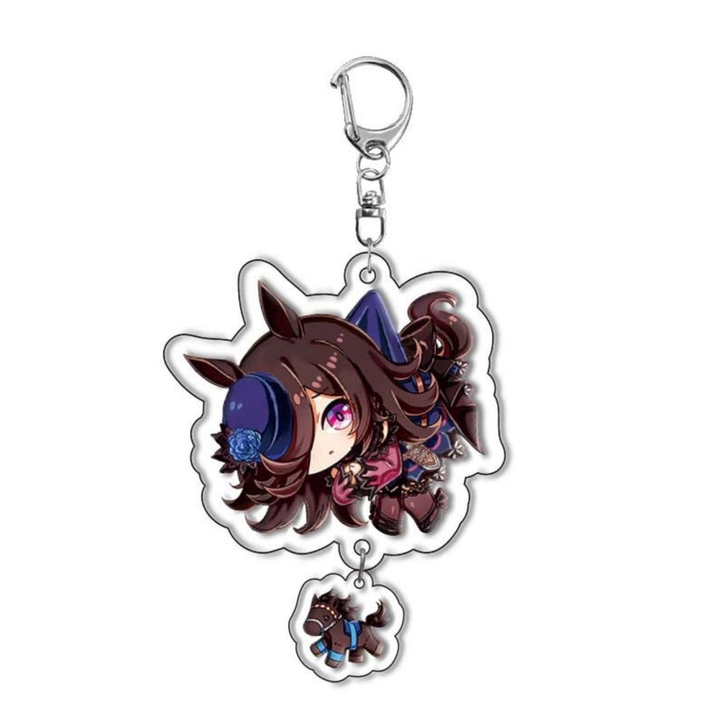 Acrylic Keychain Pendant Student School Bag Cute Decoration Small Gift