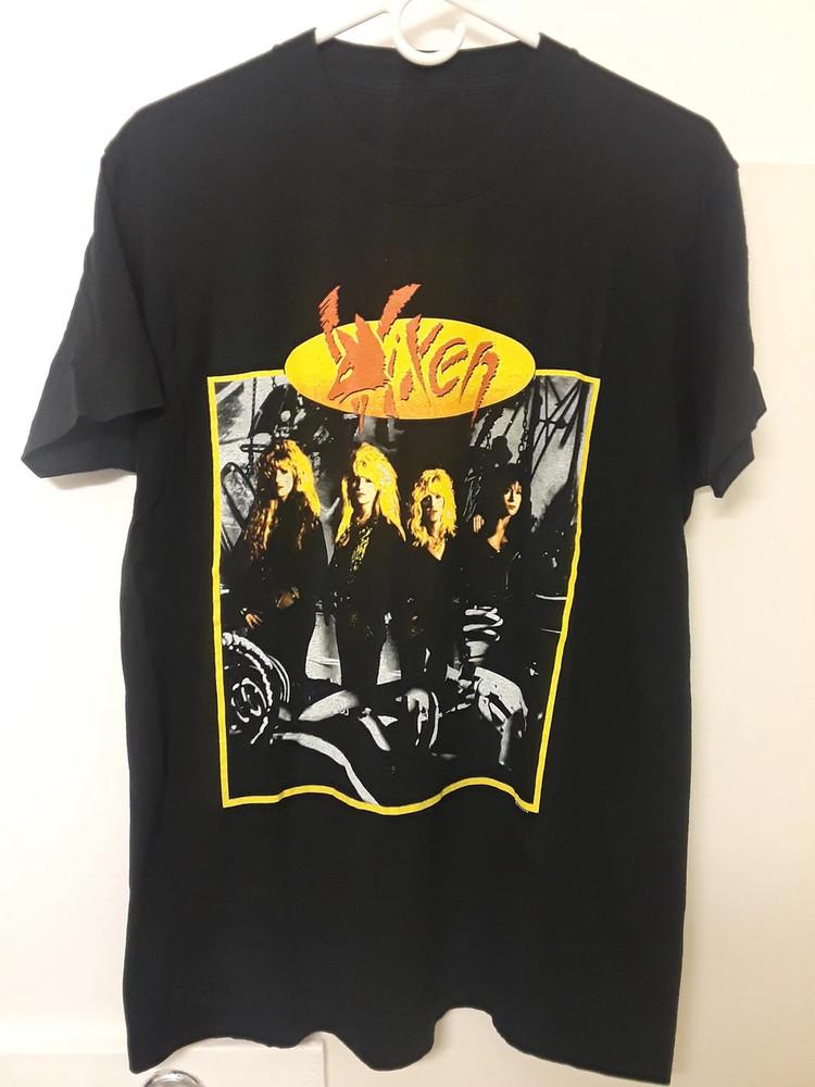 Live Fire Album Vixen Band Shirt Classic Black Unisex S-5XL ND1137 Unisex T-Shirt M