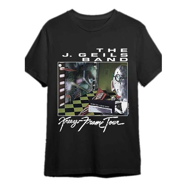 Camiseta Vintage De 1981 Da J. Geils Band Freeze Frame Conce S