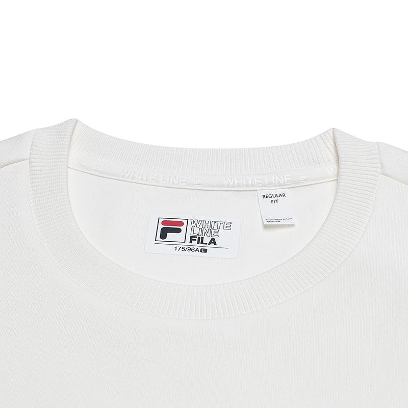 New FILA HERITAGE Sweatshirt Men's Cloud White F11M548217FWT