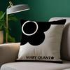 Fashion M-Mary-Q-Quant Pillow Case Safe Custom Photo Pillow, Anti-fade Brushed Fleece Cushion, Maternal & Infant Safe.