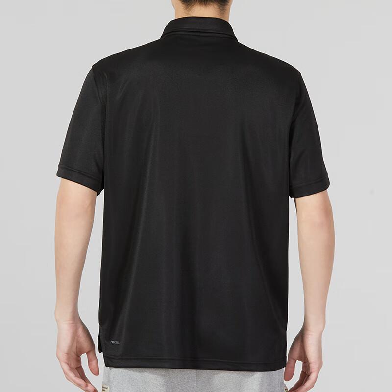 Puma Logo Print Breathable Casual Short Sleeve Polo Shirt Men Tops Black 678011-01