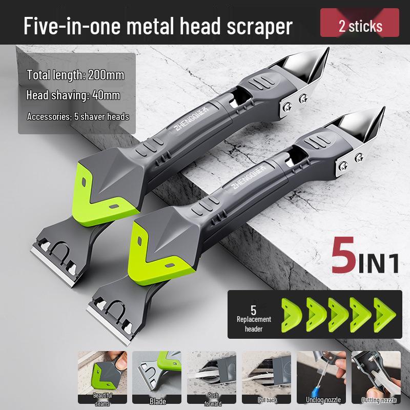 Multifunctional Caulk and Glue Scraper Spatula for Seam Filling and Cleaning