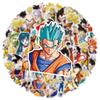50PCS Classic Anime Dragon Ball Stickers Cartoon Son Goku Sticker Waterproof Phone Case Laptop Stationery Decals DIY Kids Toy