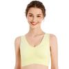Plus Size Seamless Wireless One Piece Thin Shaping Sports Yoga Bra For Women