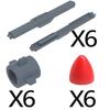 MOC Compatible Military Character Building Blocks Accessories Missile Models Fighter Jet Assembly Children's Toy Mini Brick Gift
