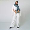 ATHPLATFORM Au22Pt08 Slung Pants_Ivory