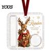 Buntes Hängendes Geldornament Weihnachts-Bargeldgeschenk-Ornament, Acryl-Feiertagshalter für Bargeld, Lustiger Weihnachtsmann Einzigartiges Familien-Schneemann-Engel-Elch Weihnachten