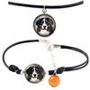 Bernese Mountain Dog, Berner Sennenhund – A Set of Jewelry with Your Photo, Handmade Set |