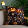 Halloween Tägliche Kissenhülle Anti-Hausstaubmilben Unsichtbarer Reißverschluss Sofa Bett