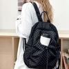 Spacious Student School Bag Lightweight Travel Daypack Polka Dot Nylon Backpack  Frequent Traveler