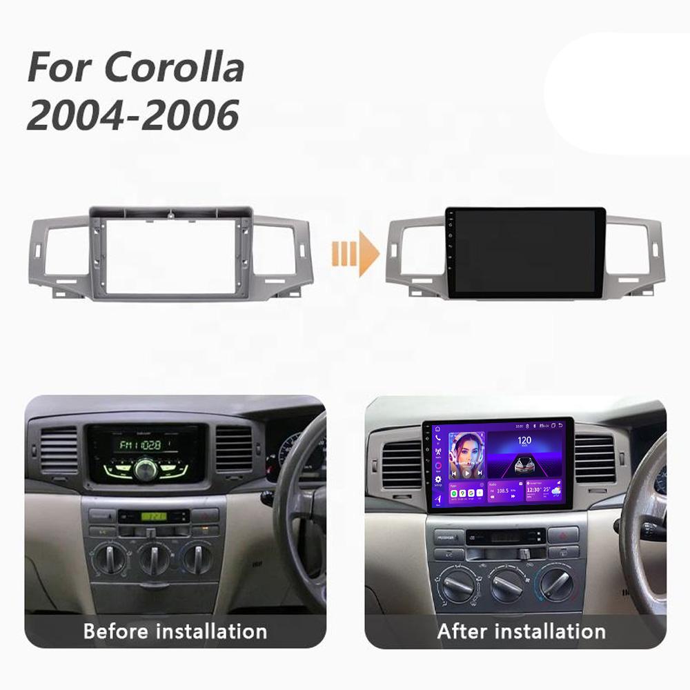 TOYOUSONIC 2 Din Android13 For TOYOTA Corolla 2004-2006 Car Radio Multimedia Player GPS Navigation Autoradio Carplay Head Unit