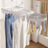 Windproof Multifunctional Clothes Drying Rack with Clips for Socks and Underwear
