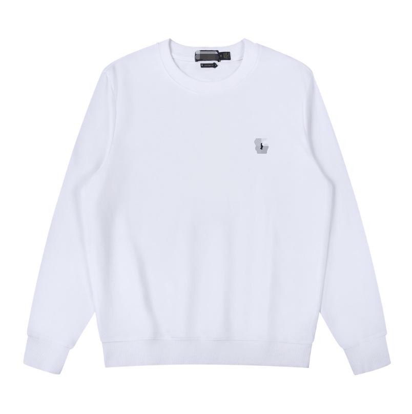 Men's Slim Fit Pure Cotton Long Sleeve Polo with Horse Embroidery