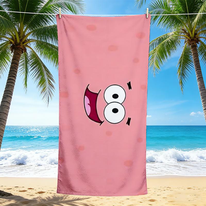 1Pc Surprise Spongebob Moment Beach Towel Quick Dry Multiuse For Beach Pool Gym Yoga Home Travel Christmas Halloween Xmas Gift S1140