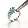 Fairy Spirit Adjustable Leaf Ring With Electroplated Zinc Alloy For Women And Men