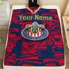 1PC Chivas Crest Fan Gear Custom Name Patterned Flannel Blanket Suitable For All Seasons For Home Decor Warmth And Comfort Gifts Holiday Present