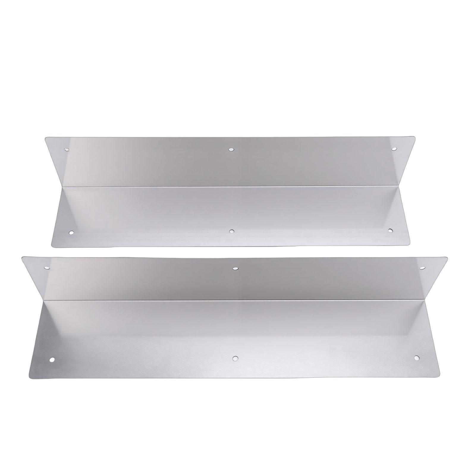 

2pcs Stainless Steel Corner Guards Siding Corner Guards Protector 89 Degree Angle Weed Whacking Protection for Outside
