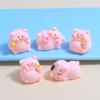 Cerdo Gordo 3D Dibujos Animados Resina DIY Llavero Colgante Accesorios