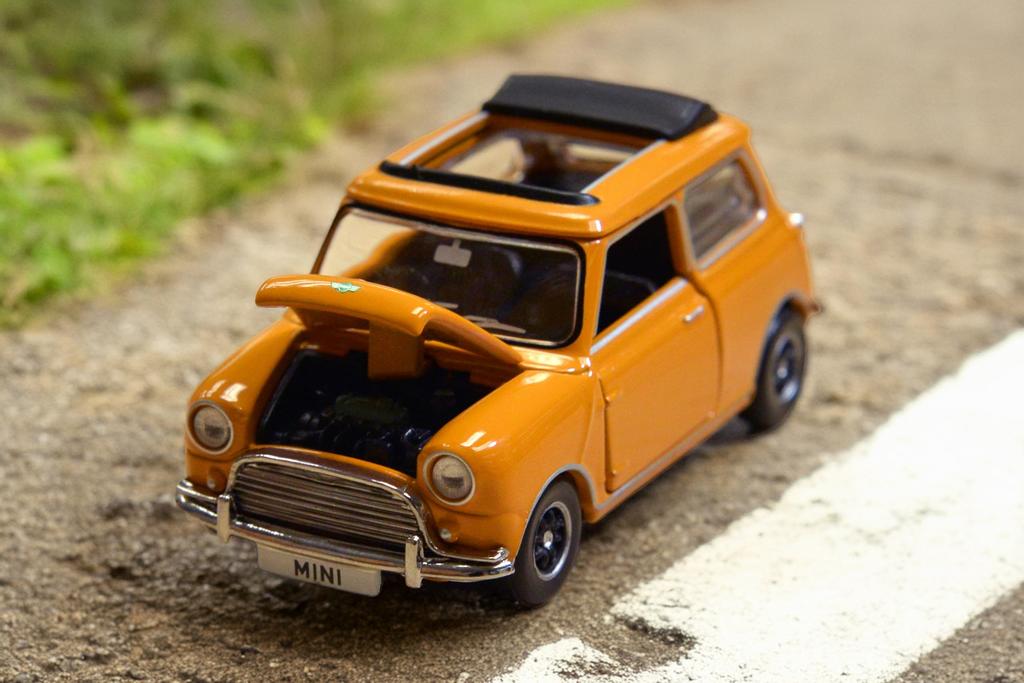 Tiny City Mini Cooper Brown Diecast Mini Car 1/50