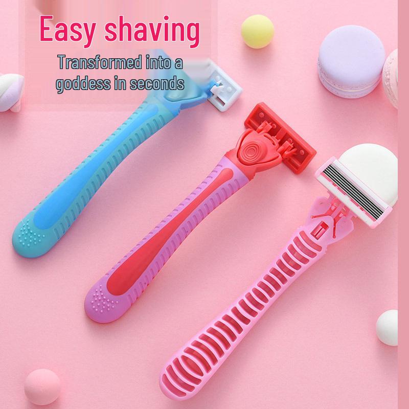Durable Women's Manual Razor for Legs, Armpits, and Intimate Areas