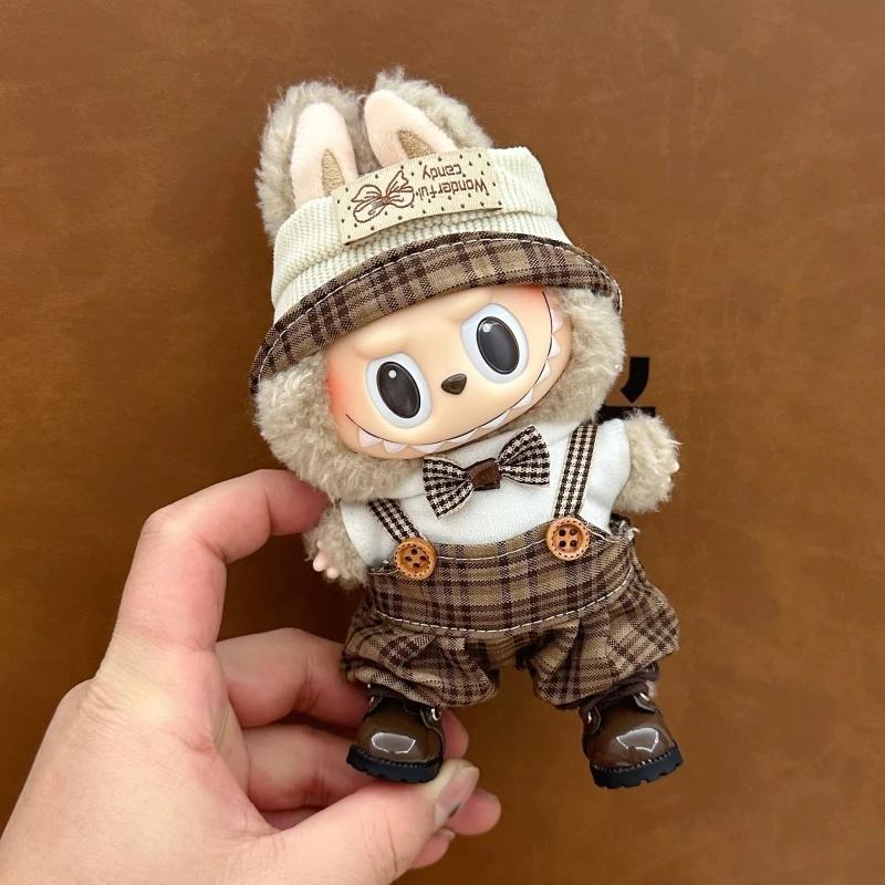 17cm Labubu Doll Accessories Clothing Suitable for V1 V2 V3labubu Fashion Personality Cute Toy Birthday Gift