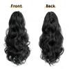 MISS WIG Synthetische lange Klaue gewellte lockige Pferdeschwanz Perücke Extensions Clip täglich flauschigen Pferdeschwanz Haarteil für Frauen
