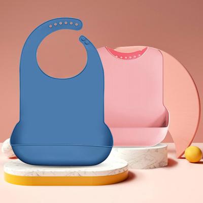 Bryndáčky pro dospělé Velký silikonový bryndáček pro dospělé Nastavitelný voděodolný chránič oděvů